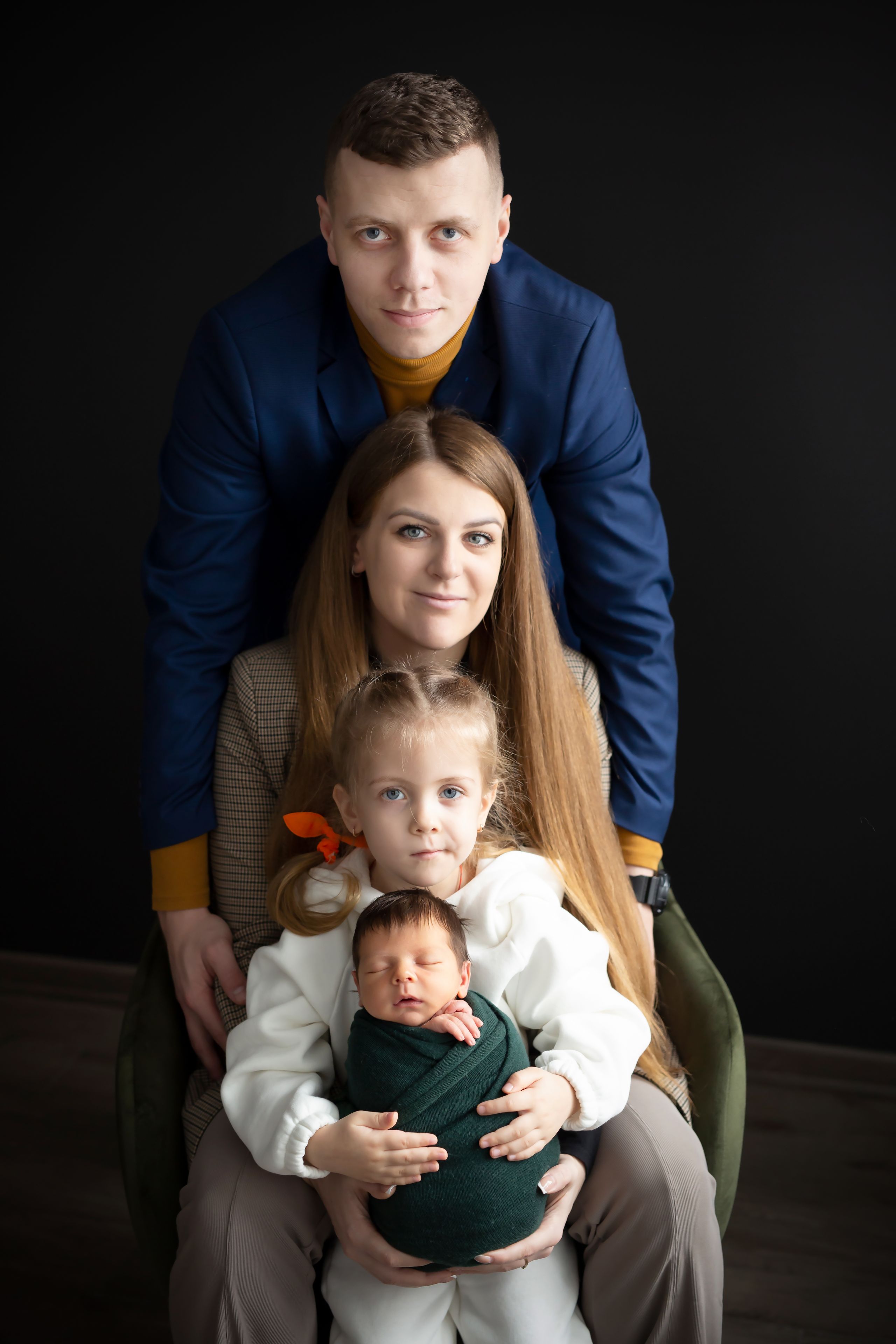 сімейна фотосесія новонародженого Київ